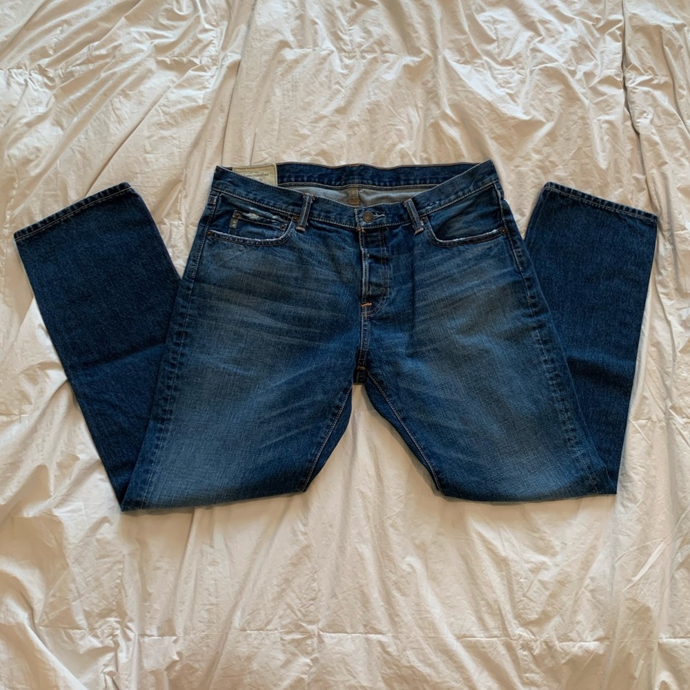 Men’s Abercrombie Slim Straight Jeans
